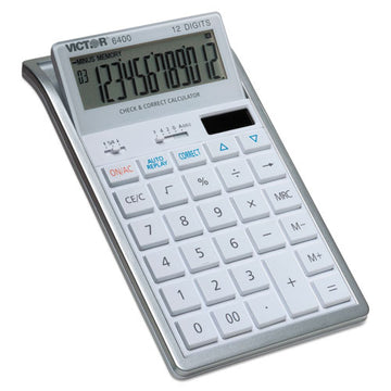 Victor® 6400 Desktop Calculator, 12-digit Lcd freeshipping - TVN Wholesale
